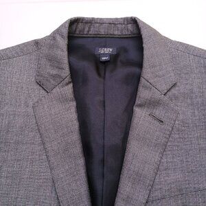 J.Crew Ludlow Gray Italian Wool Suit 38S 32x30 Tollegno 1900 Slim Fit 2-Piece
